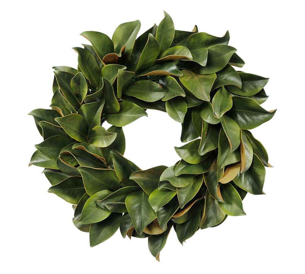 Faux Magnolia Leaf Wreaths thumbnail 3