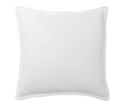 Design Crew Basics Cotton Ribbed Matelasse Sham