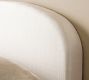 Arlo Upholstered Crowned Wall Mounted Headboard