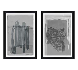 Gray Shades Paper Print