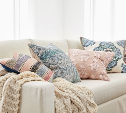 Vesper Block Print Inspired Pillow Cover