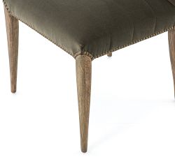 Dorsey Velvet Channel Tufted Dining Chair - Set of 2