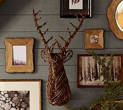 Woven Reindeer Head