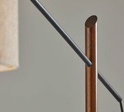 Cornelius Wood Arc Sectional Floor Lamp (85")