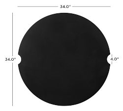 Nerissa Round Fire Pit Table Lid (34"-39")