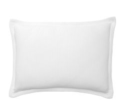 Design Crew Basics Cotton Ribbed Matelasse Sham