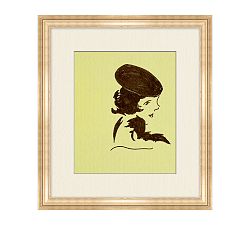 Mademoiselle Paper Print