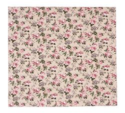 Adelise Floral Cotton Linen Reversible Quilt &amp; Shams