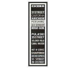 Chicago Sign Framed Print