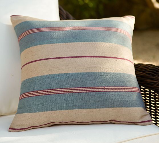 Alton Striped Outdoor Pillow