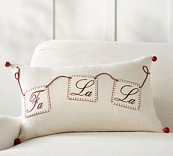Fa La La Pocket Lumbar Pillow Cover
