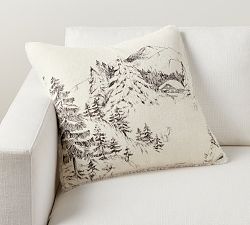 Rustic Forest Cozy Fleece Pillow Cover