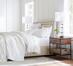 Estelle Stacked Glass &amp; Iron Table Lamp (24"-36")