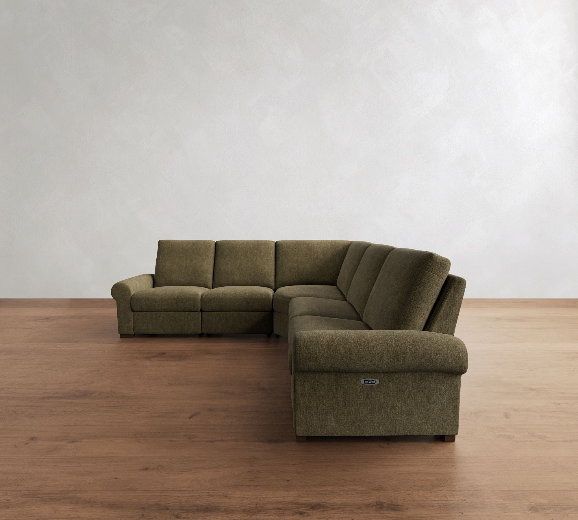 Turner Roll Arm Power Reclining L-Shaped Sectional (120") - thumbnail 7