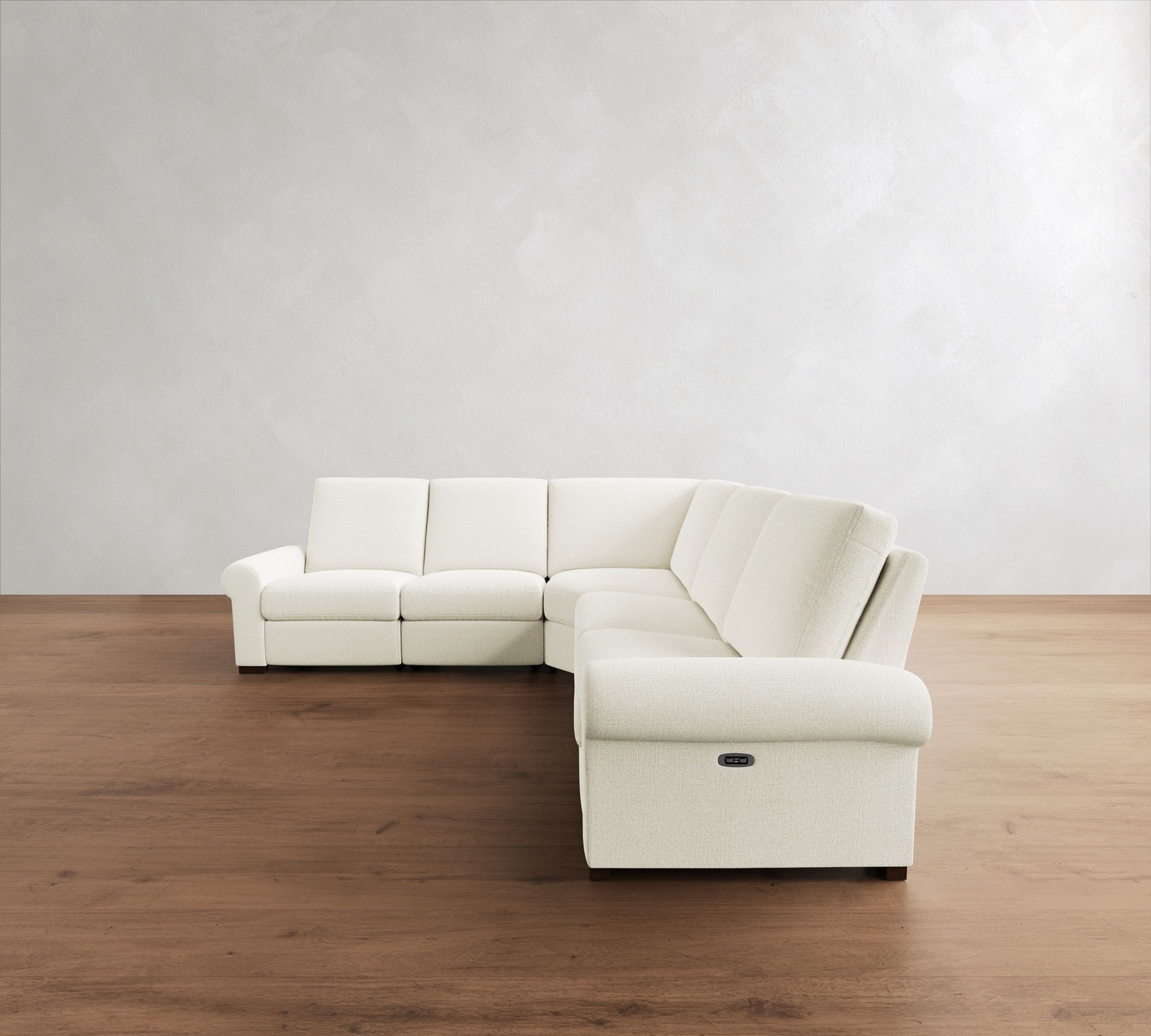 Turner Roll Arm Power Reclining L-Shaped Sectional (120") - thumbnail 2