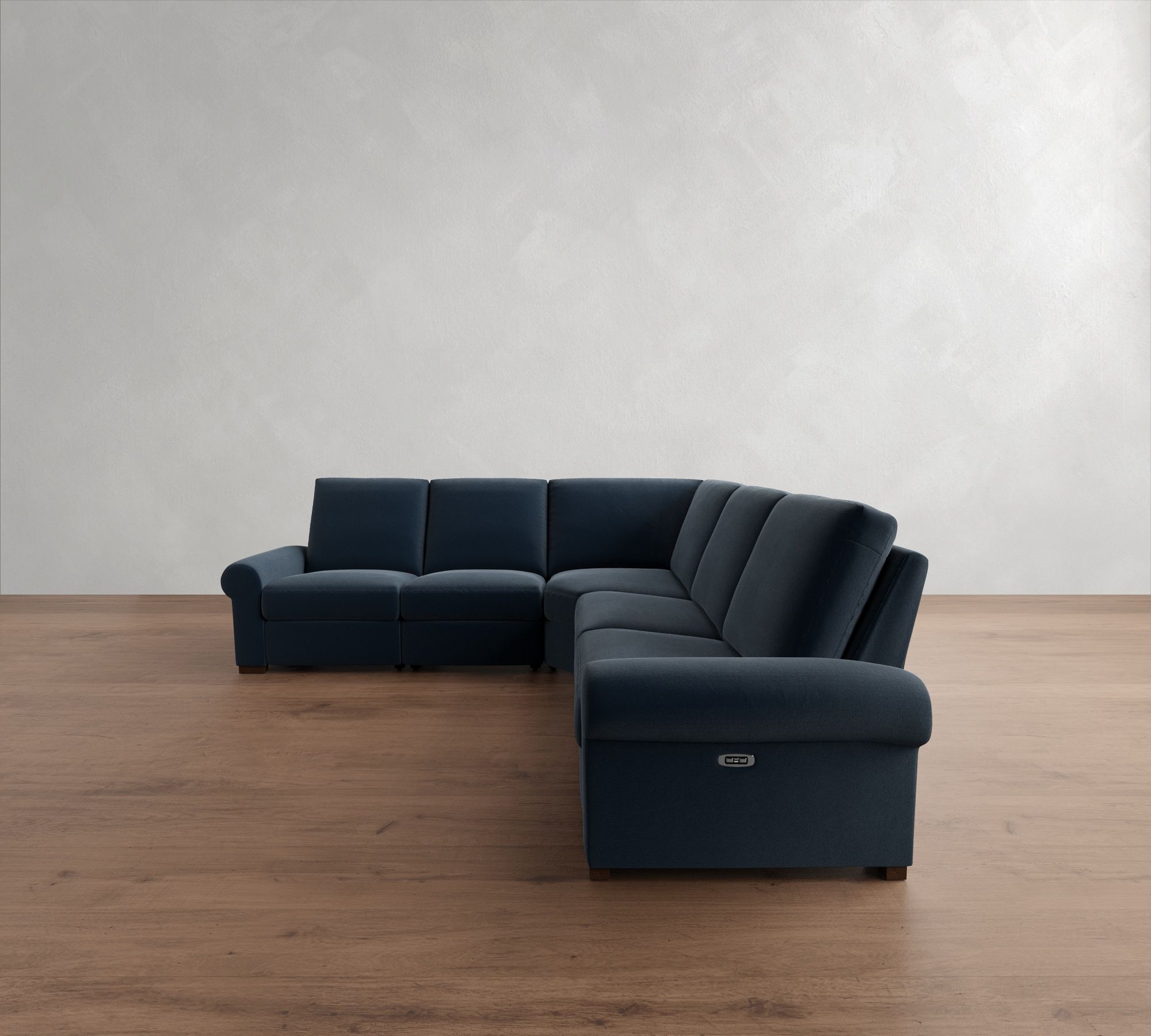 Turner Roll Arm Power Reclining L-Shaped Sectional (120") - thumbnail 6