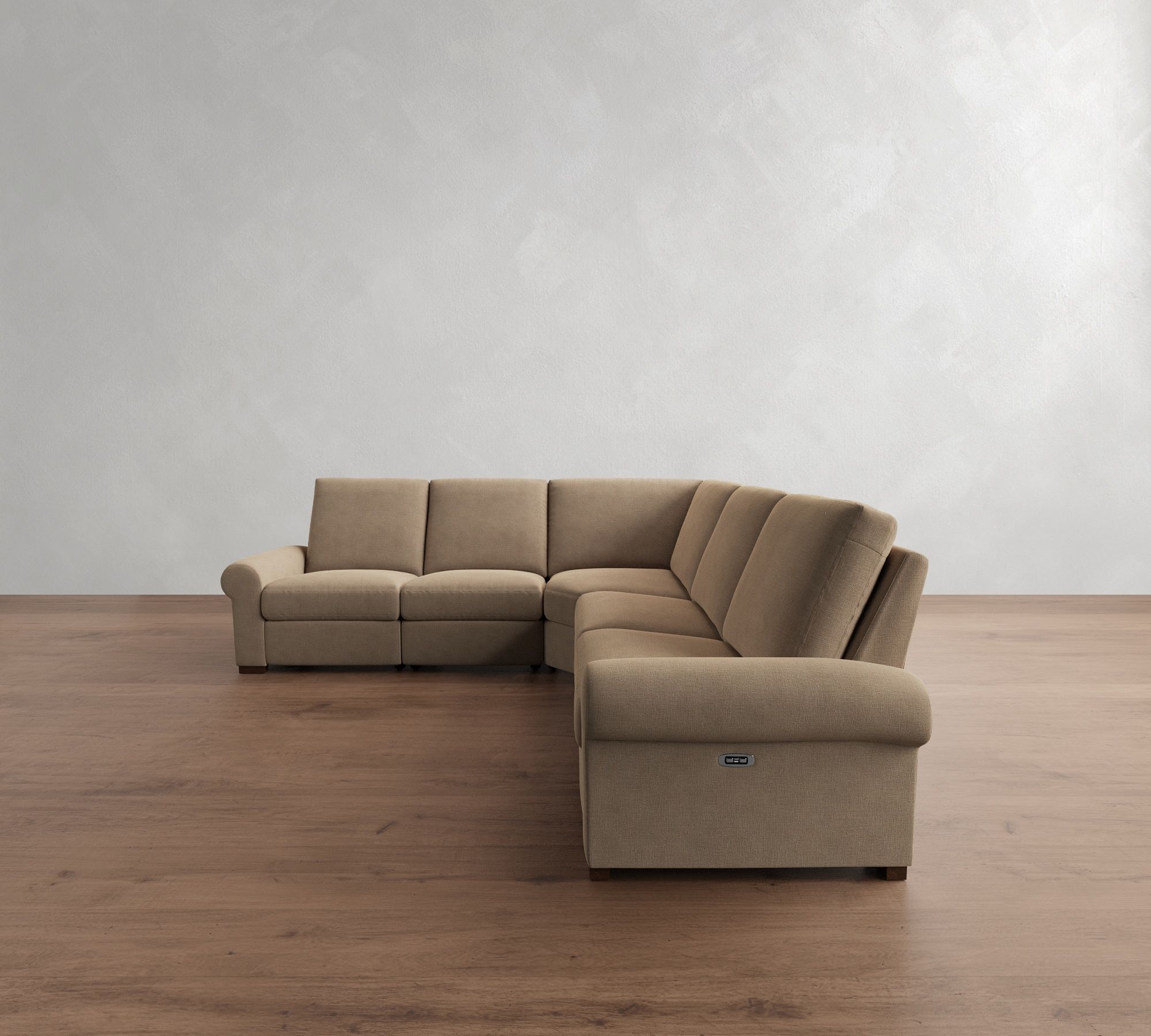 Turner Roll Arm Power Reclining L-Shaped Sectional (120") - thumbnail 9