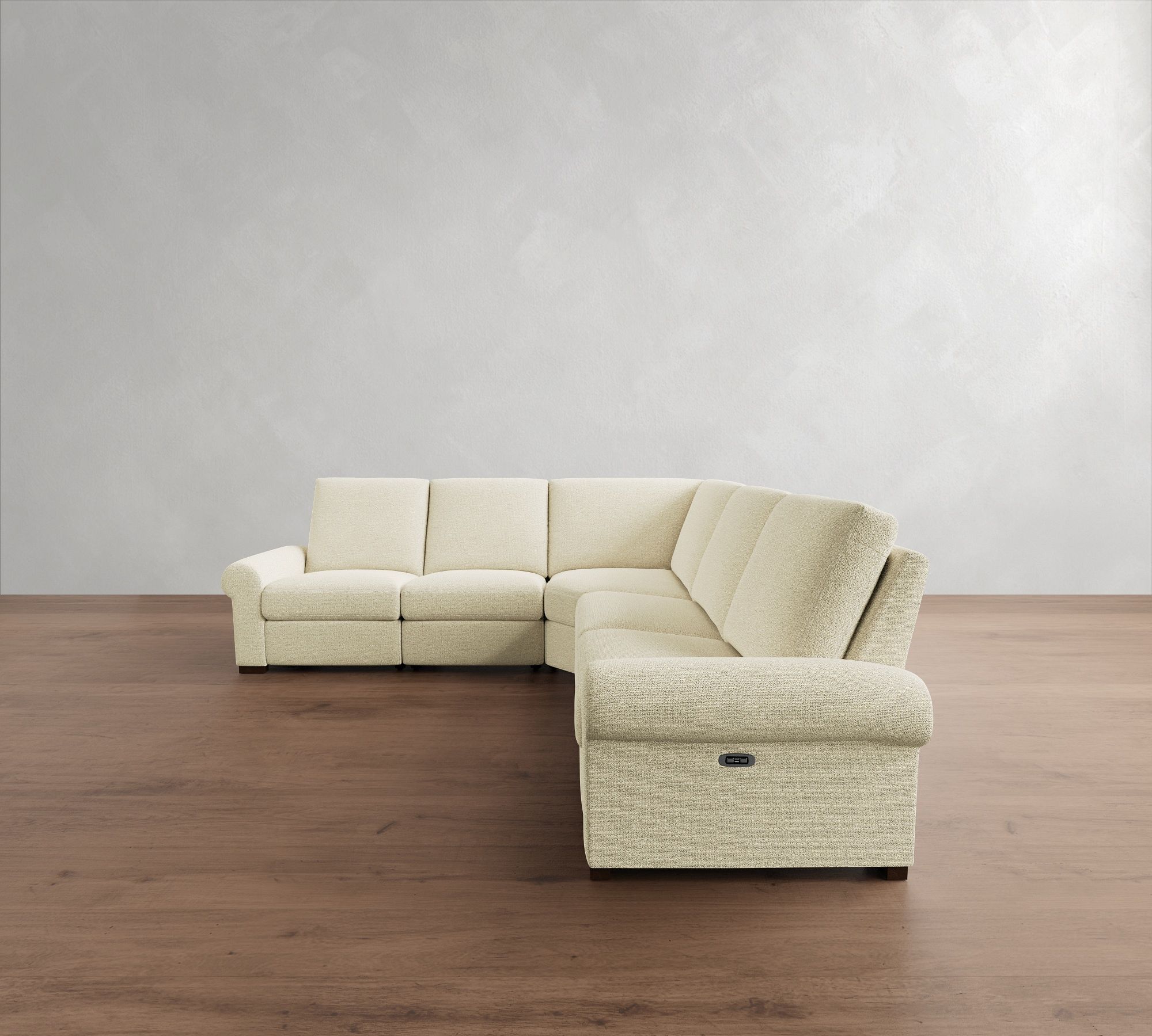 Turner Roll Arm Power Reclining L-Shaped Sectional (120") - thumbnail 4