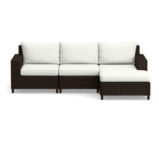 Torrey Square Arm 3pc Sectional Cushion Covers