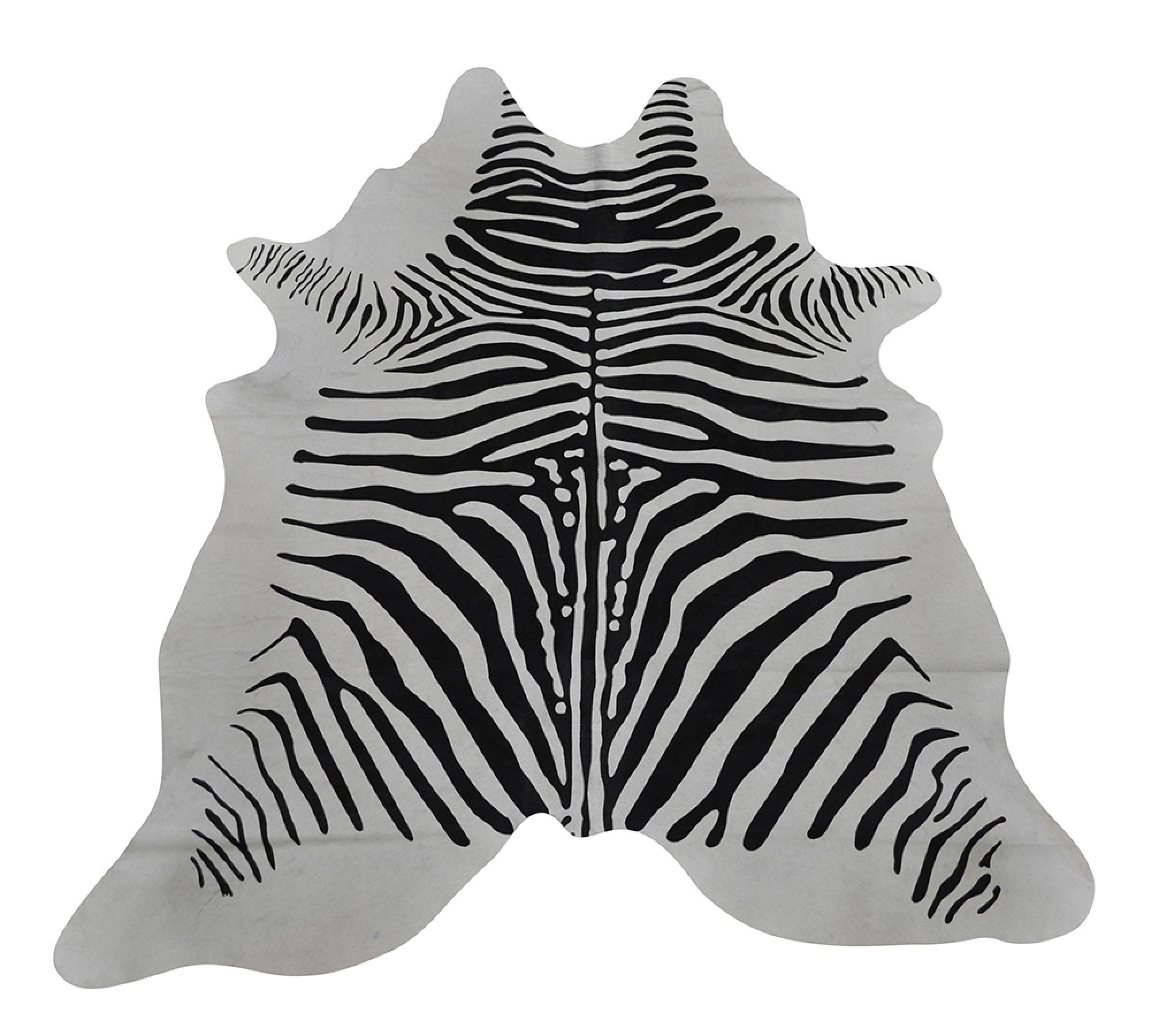 Zebra Pattern Hide Rug