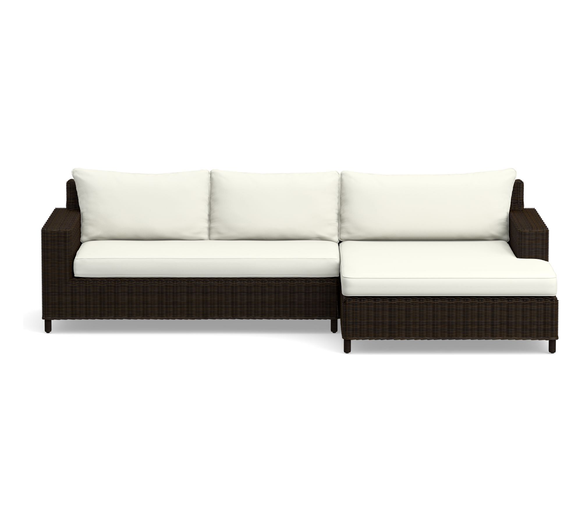 Torrey Square Arm 2pc Sectional Cushion Covers thumbnail 4