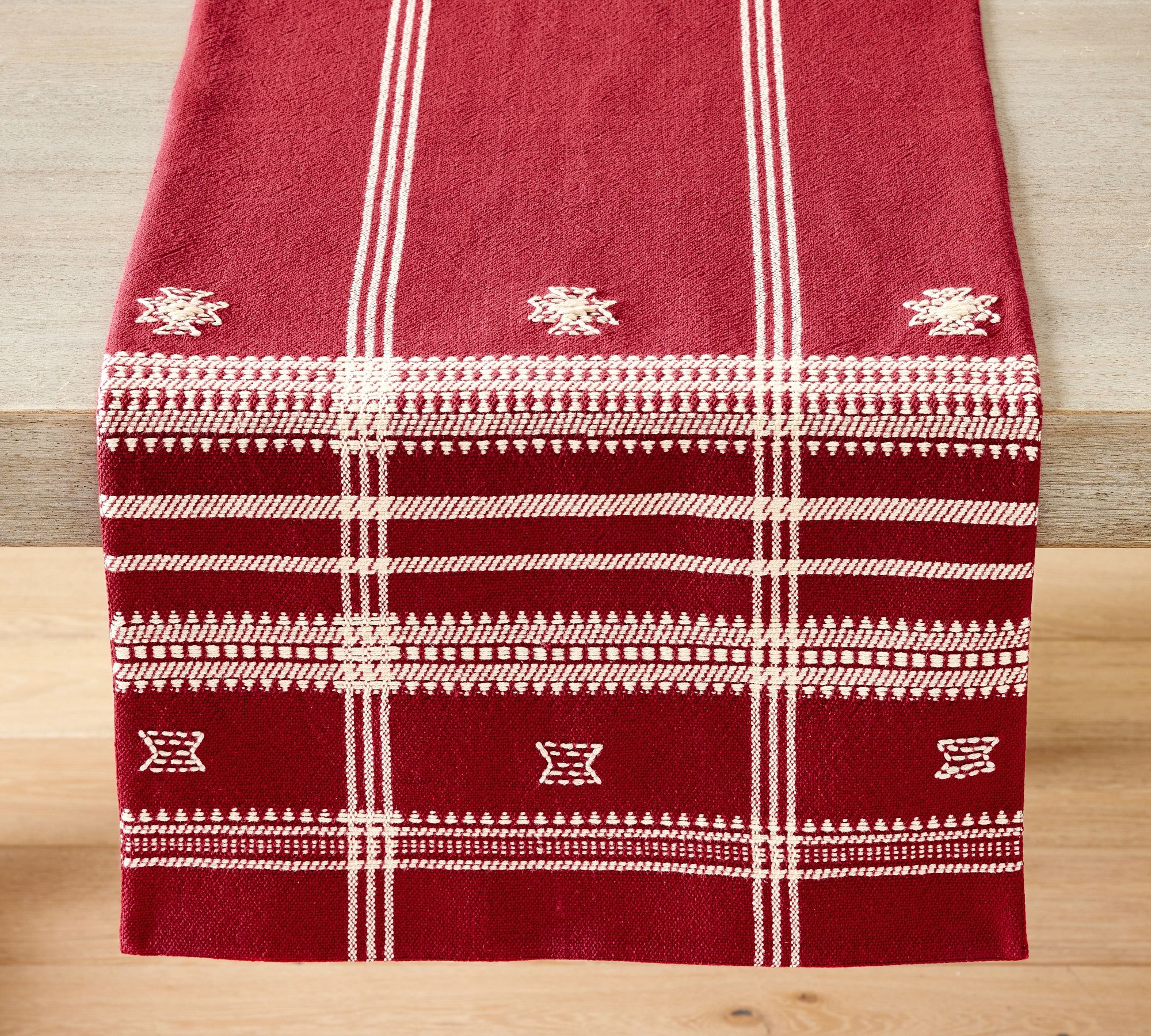 Mia Plaid Table Runner