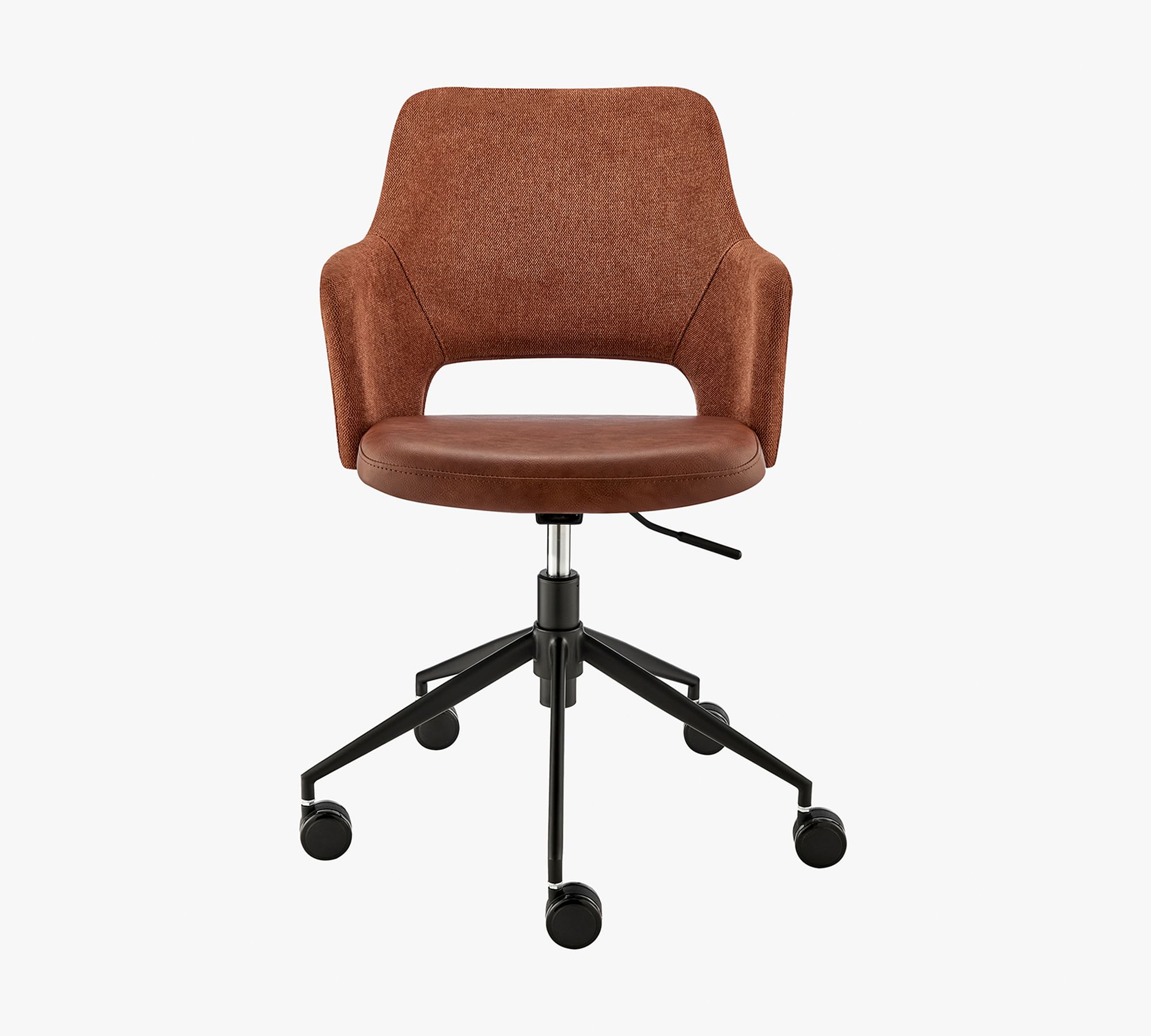 Briar Upholstered Swivel Desk Chair