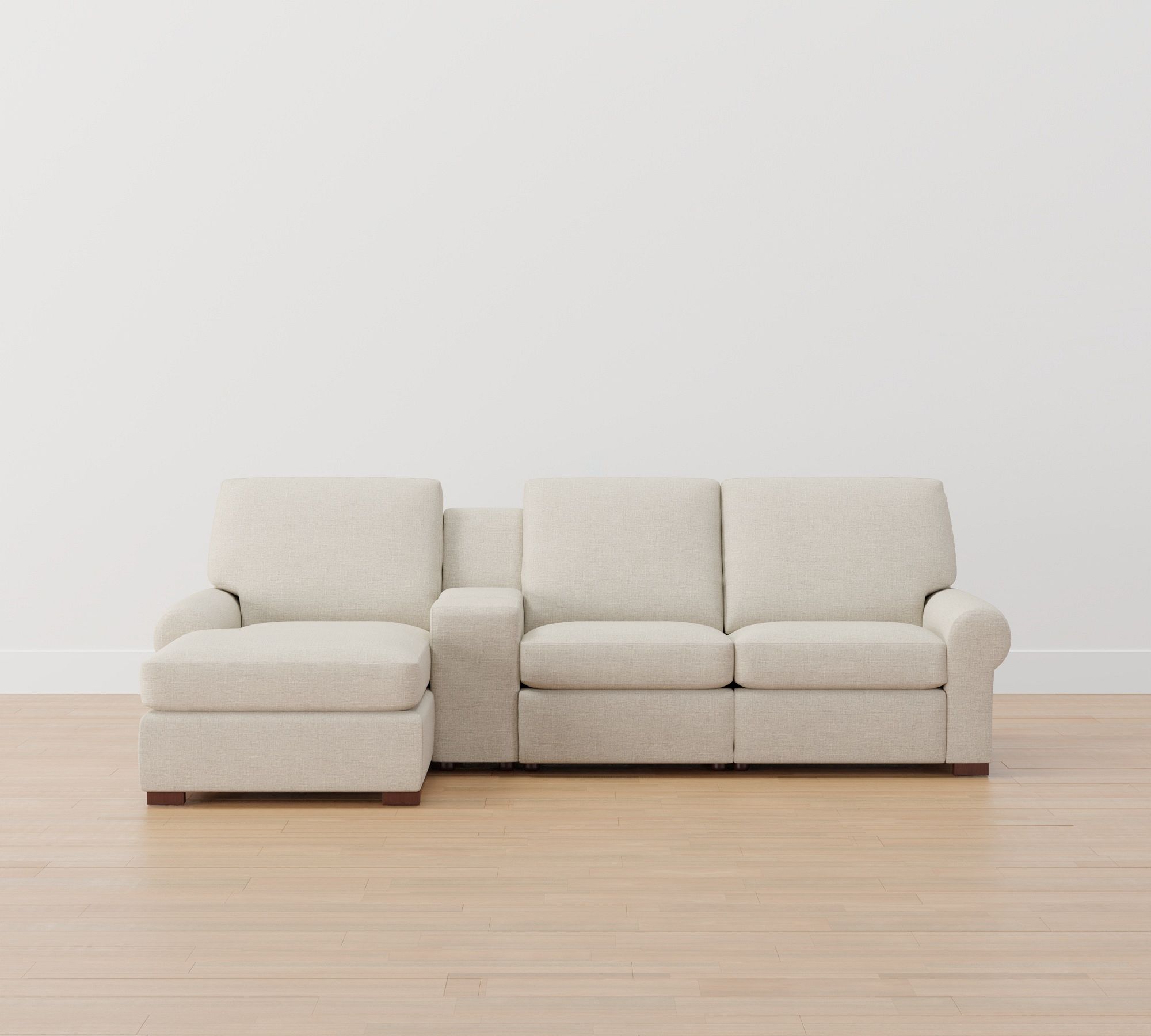 Turner Roll Arm Power Reclining Chaise Sectional (105"&ndash;117") - thumbnail 3