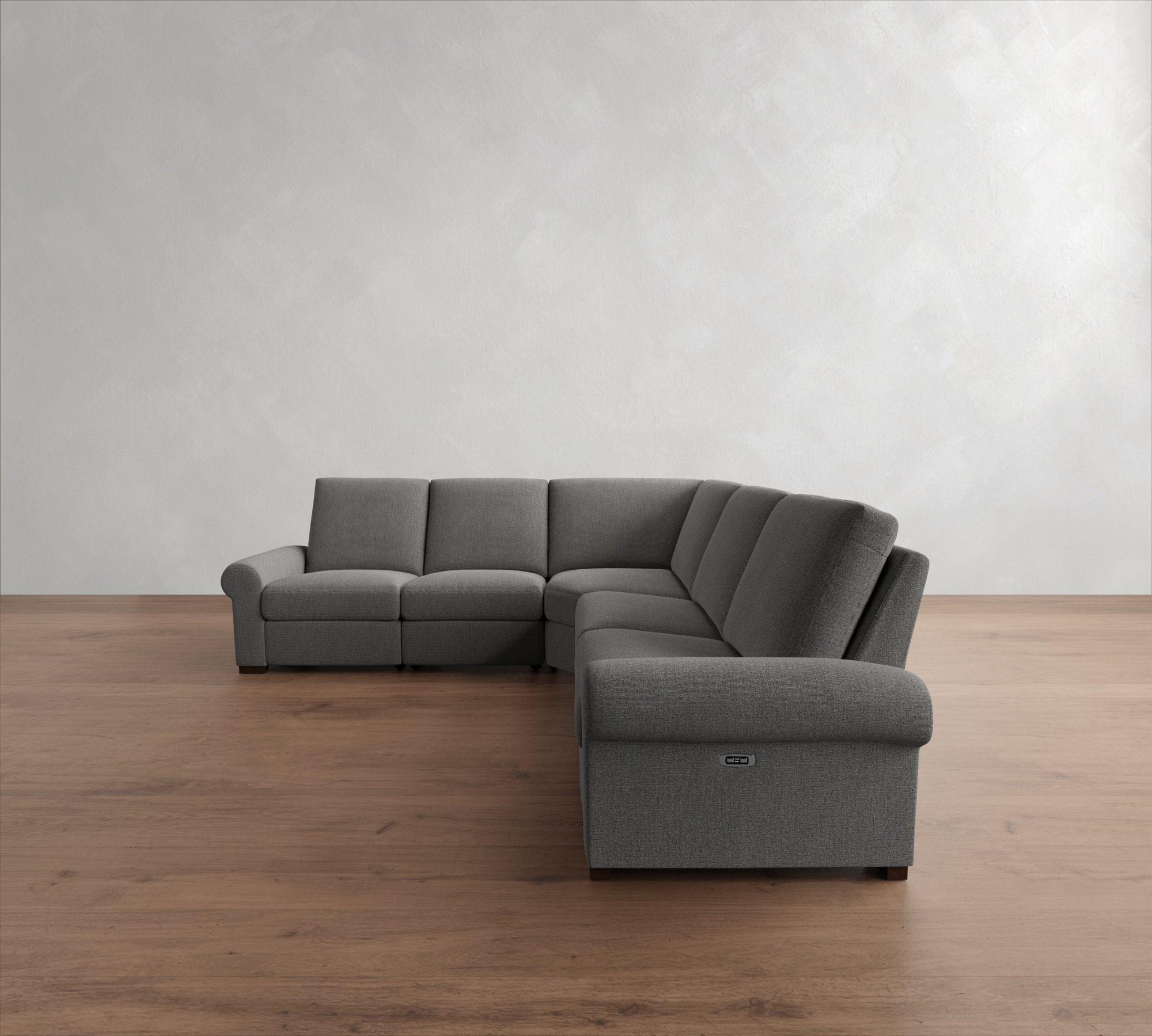 Turner Roll Arm Power Reclining L-Shaped Sectional (120") - thumbnail 5