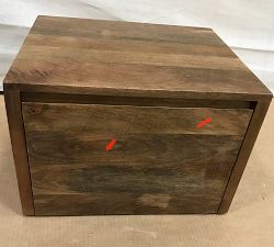Open Box: Cayman Wall Cabinet, Drop Down - Antique Umber