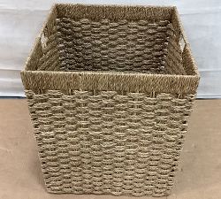 Open Box: Capitola Basket, Square (18"W x 21"H) - Natural