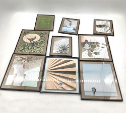 Open Box: Hanging Gallery Frames, Set of 9 - Black