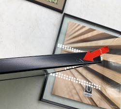 Open Box: Hanging Gallery Frames, Set of 9 - Black