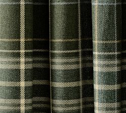 Woodrow Plaid Curtain - Set of 2