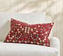 Zea Embroidered Lumbar Pillow Cover