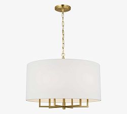 Heloise Metal Round Chandelier (25")