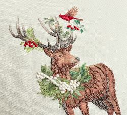 Stag &amp; Spruce Pillow Cover