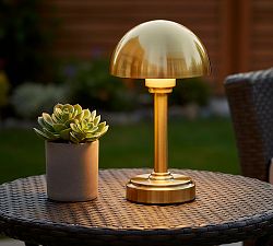 Trent Metal LED Cordless Table Lamp (13")