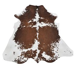 Open Box: Cow Hide Rug - Brown &amp; White