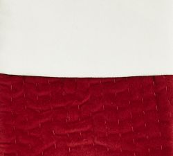 Channel Quilted Velvet Stockings