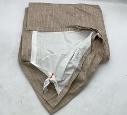 Open Box: Emery Linen Light Filtering Curtain (60"W x 84"L) - Oatmeal