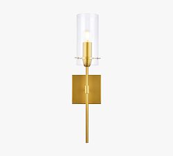 Open Box: Erwood Single Tube Sconce (20") - Brass