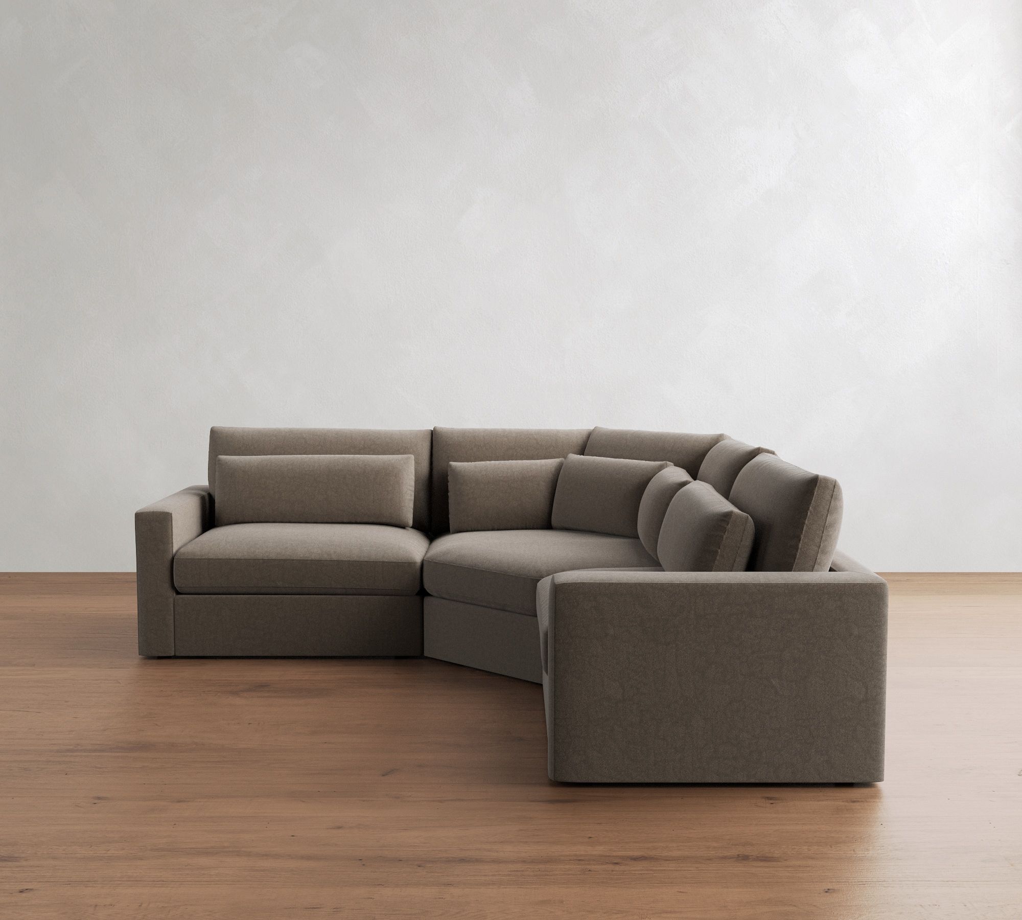 Westwood Square Arm 4-Piece Wedge Sectional (155")