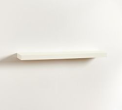 Open Box: Brighton Floating Wood Shelf (48"W x 8"D) - Bright White