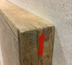 Open Box: Geometric Fabric Wall Art (37" SQ.)