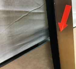 Open Box: Stowe Modern Metal Frames (25" x 25" (8"x10" Opening) - Brass