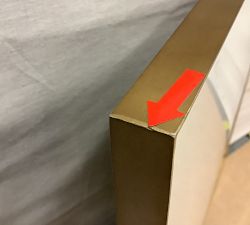 Open Box: Stowe Modern Metal Frames (25" x 25" (8"x10" Opening) - Brass