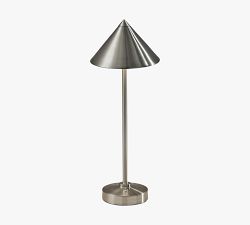 Greg Metal LED Cordless Rechargeable Table Lamp (16")