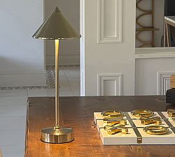 Greg Metal LED Cordless Rechargeable Table Lamp (16")