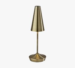 Wrigley Metal LED Cordless Rechargeable Table Lamp (14")